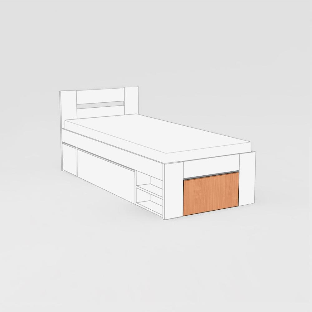 REA KIRA ČELO 2: 90x200 DUB BARDOLINO ČELO 2: 90x200